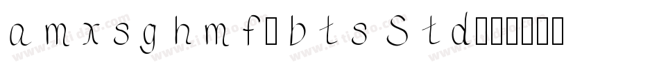 anything_but Sue字体转换